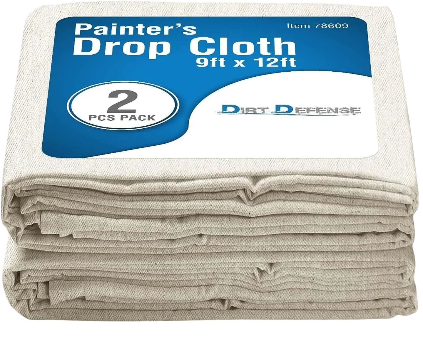 Pack of 2: All Purpose Canvas Drop Cloth